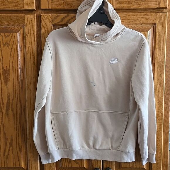 Nike Cream FLAW Hoodie Xl Kids Or Xxs Adult Swoosh Unisex Athletic As Is Top Boy - Picture 11 of 16